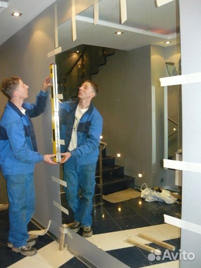 Стекла, зеркала любые. Установка. Нарезка