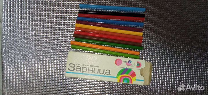 Карандаши цветные СССР зарница