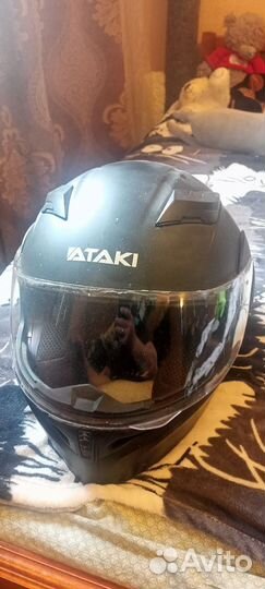 Мото шлем модуляр