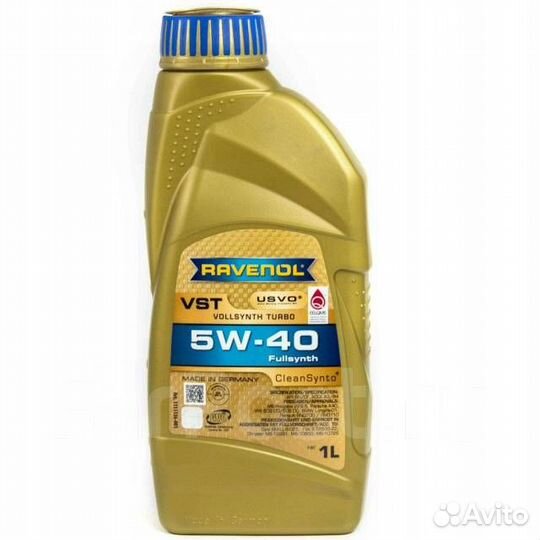 5w-40 Ravenol VST 1л