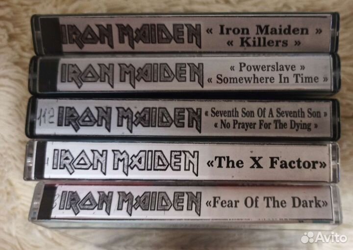 Аудиокассеты Iron Maiden, Judas Priest