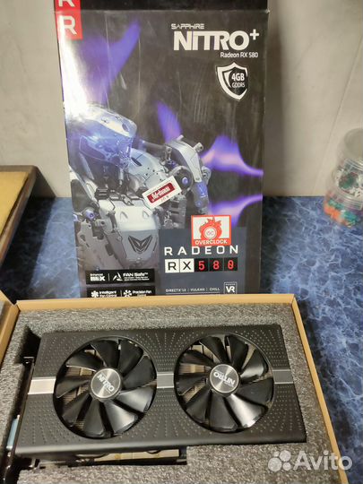 Видеокарта Sapphire rx 580 nitro+ 4gb