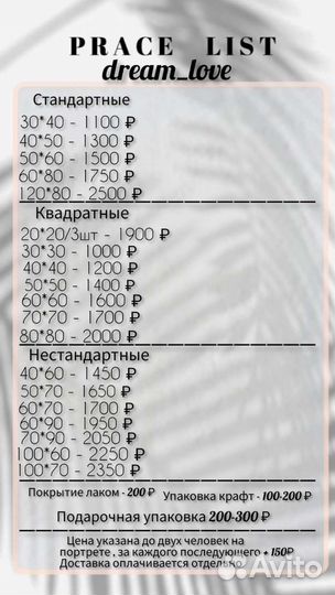 Портрет на холсте по фото на заказ