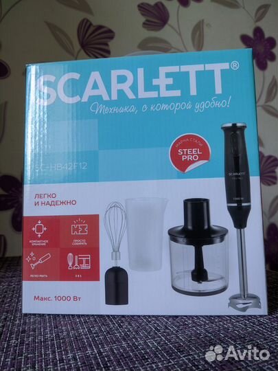 Блендер Scarlett SC-HB42F12. Новый