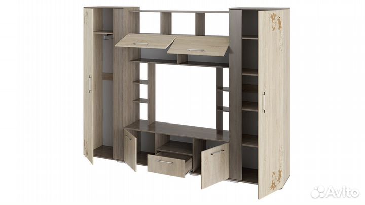 Стенка «Белла» исп. 2 Дуб Сонома трюфель/Дуб Соном