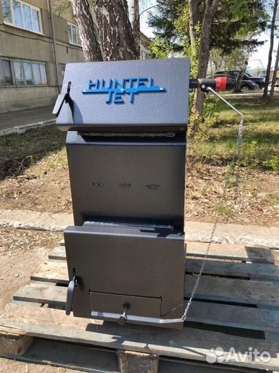 Твердотопливный котел с увеличенной топкой