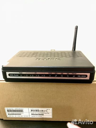 Wifi роутер D-Link DSL-2650U