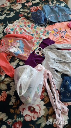 Вещи пакетом на девочку рост от 80 до 92