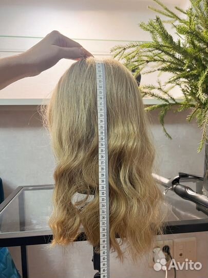 Голова манекен с натуральными волосами