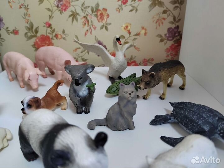 Животные schleich, papo, collecta
