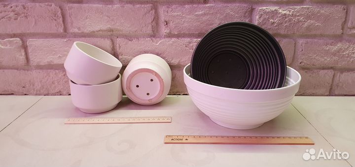 Горшки для суккулентов и ящики для рассады