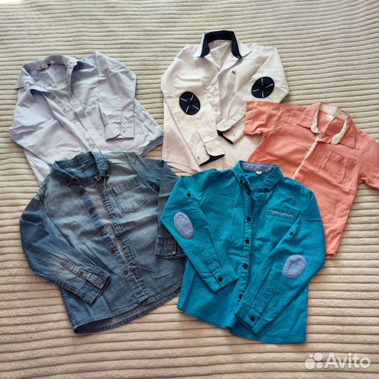 Рубашки на мальчика 122