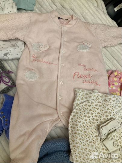 Большой пакет одежды для девочки