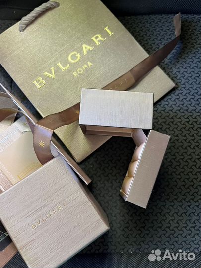 Коробка bvlgari для обручальных колец