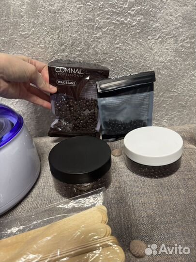 Воскоплав с воском и шпателями