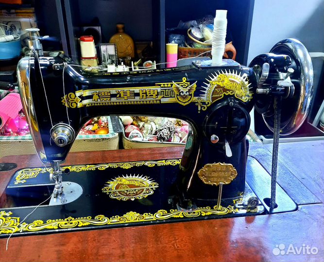 Редкая швейная машинка Старый Китай
