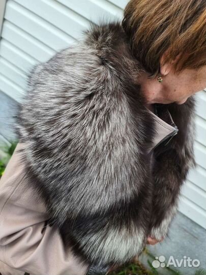 Воротник из чернобурки