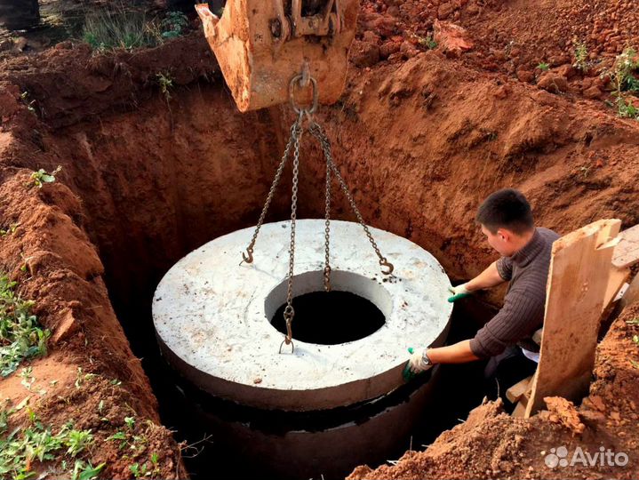 Септик из бетонных колец: надежно и долговечно