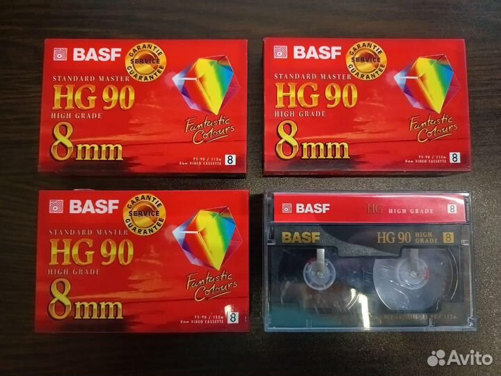Видеокассеты BASF HG90 8mm