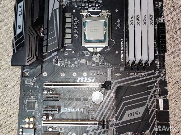 Intel Core i7-8700K + Msi Z370 SliPlus + DDR4 16Gb