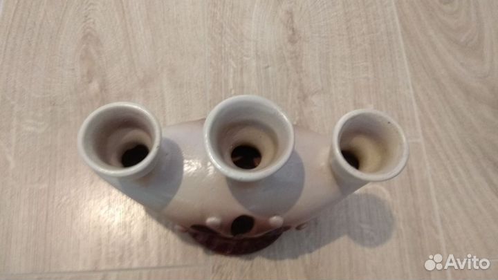 Подсвечник керамический б/у