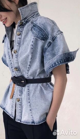 Рубашка джинсовая