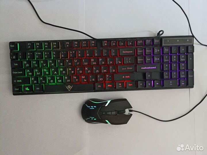 Набор Клавиатура+мышка nakatomi