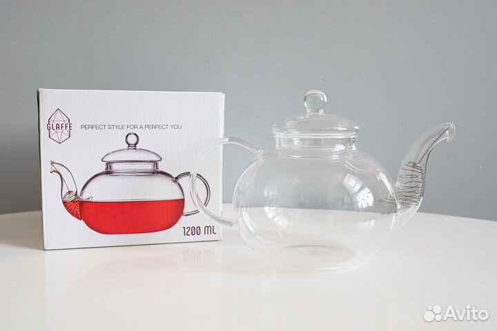 Чайник заварочный жаростойкий 1200мл