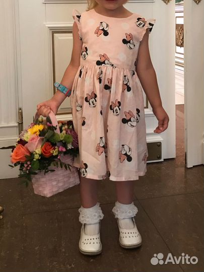 Платье hm для девочки 98