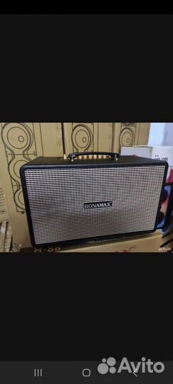 Ronamax H-88 Блютуз колонка + 2 радио микрофона