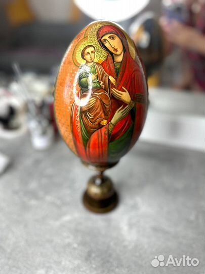 Яйцо пасхальное деревянное