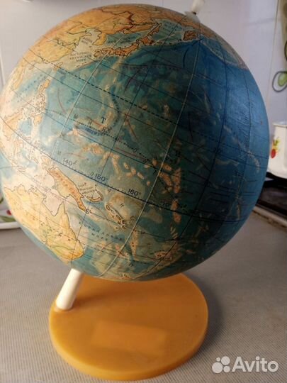 Глобус физический Земли