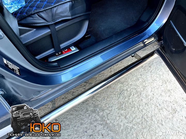 Защита порогов Chery Tiggo 4