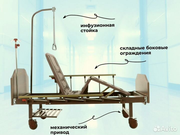 Кровать для лежачих больных