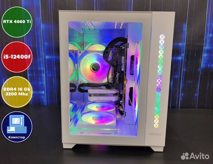 Сборка пк 4к i5-RTX4060Ti-16DDR4-RKT0619358742-B760