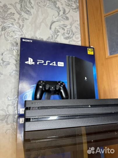 Sony playstation 4 Pro PS4 +игры Идеальная 1000 GB