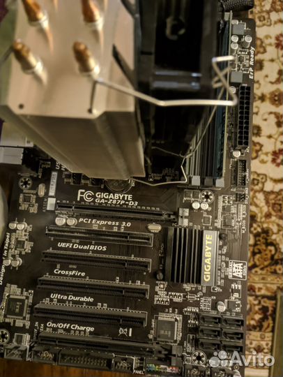 Gigabyte z87p+ i5 4670k+8gb + ice hammer 4800