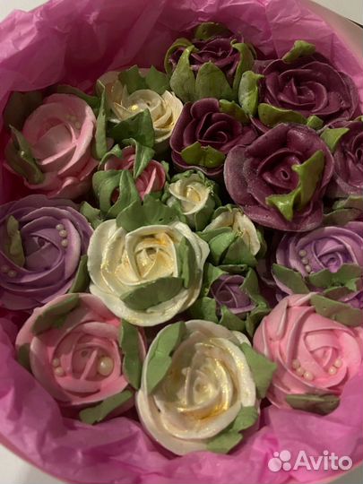 Сладкие букеты из зефира