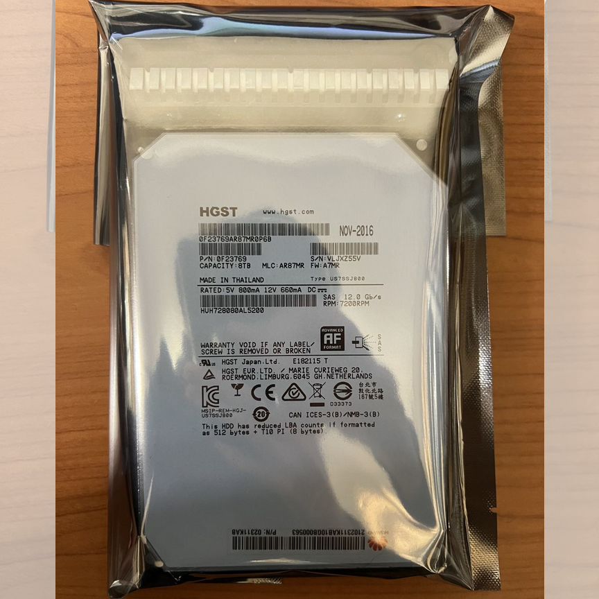 [HUH728080AL5200] Жесткий Диск Huawei 8tb Sas 3.5 02311kab Huh728080al5200