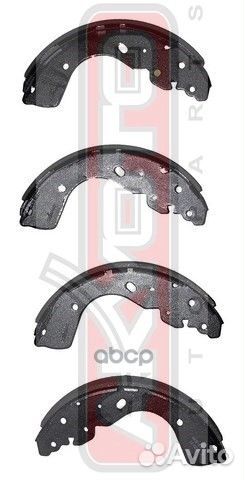Колодки тормозные барабанные задние akseb327 AK