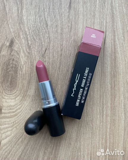 Помада MAC 802 brave/808 Faux оригинал новая