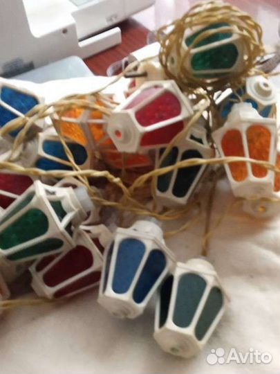 Новогодняя гирлянда СССР 