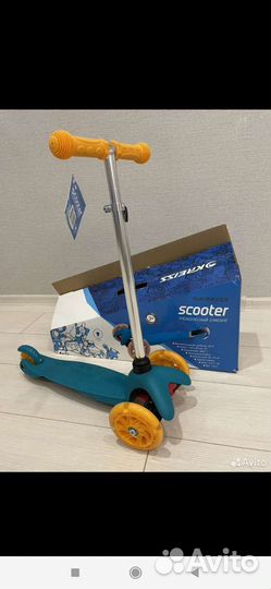 Самокат детский трехколесный