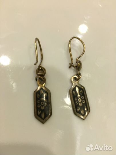 Серебряные серьги