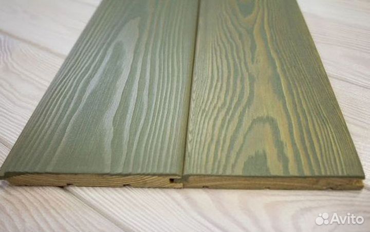 Вагонка штиль крашеная