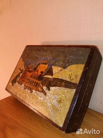 Шкатулка деревянная СССР