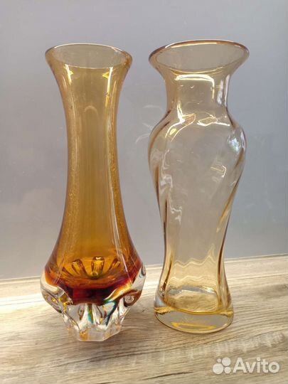 Вазы для цветов Цветное стекло СССР