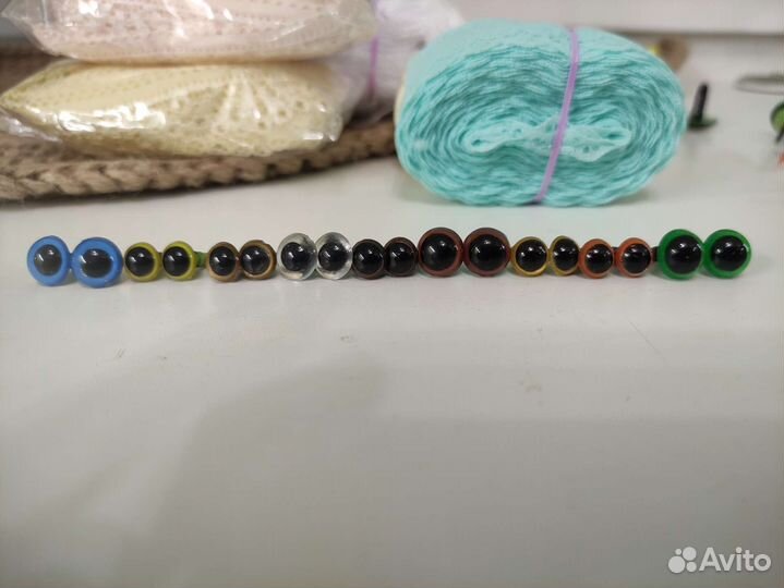 Глаза для игрушек разных размеров