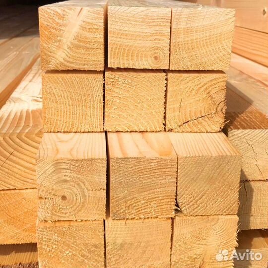 Производство бруса из лиственницы 100х200мм
