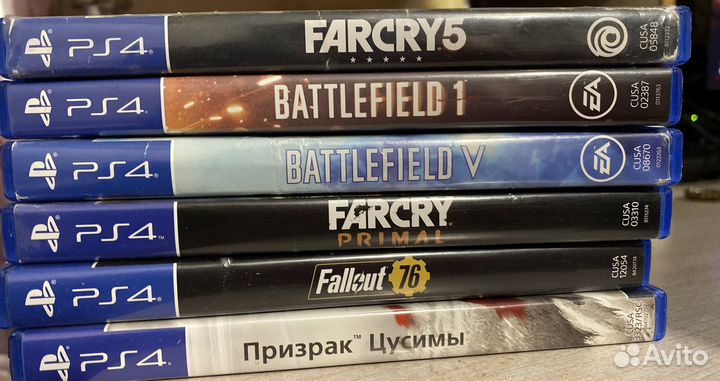 Игры на PS4 диски
